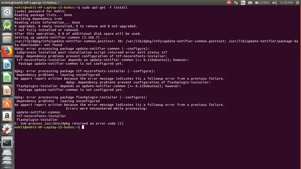 Ubuntu 22.04: Fixing "NOTICE: error processing package"
