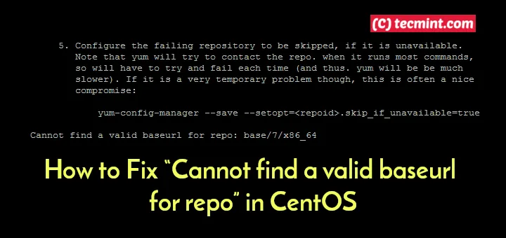 Ubuntu 22.04: Fixing "WARNING: Cannot find a valid baseurl for repo" Error