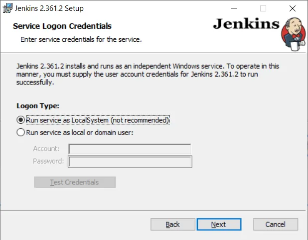 Jenkins Setup on a Dedicated Server
