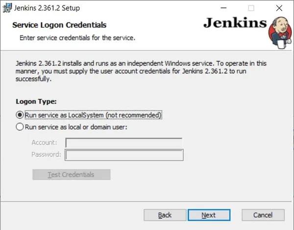 Jenkins Setup on a Dedicated Server