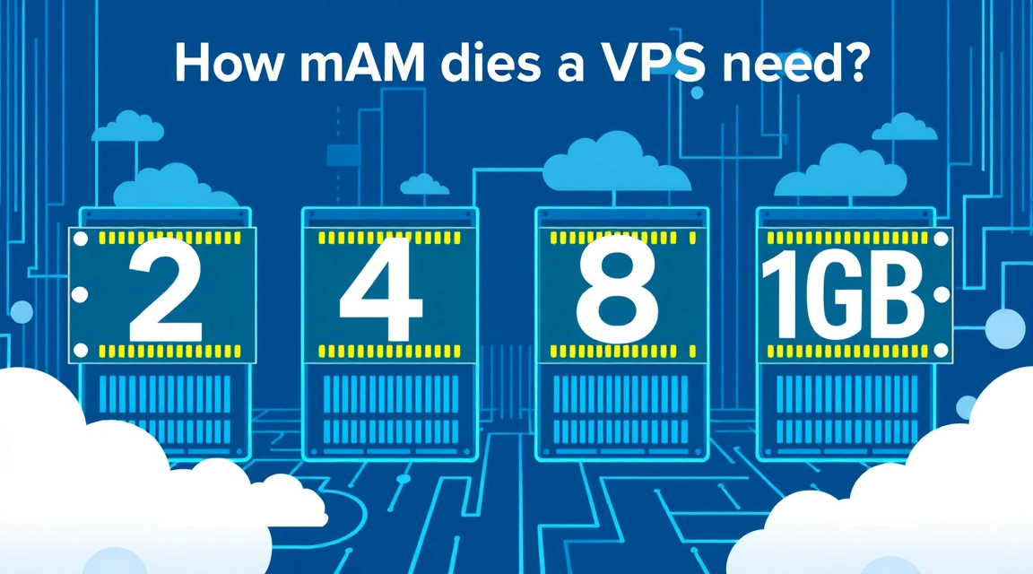 How much RAM does a VPS need: 2 vs 4 vs 8 vs 16 GB