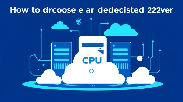 Як вибрати CPU для dedicated сервера у 2026