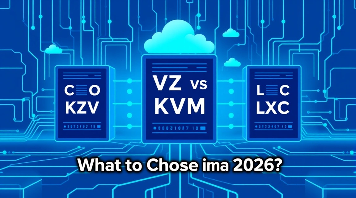 OpenVZ vs KVM vs LXC: що обрати у 2026