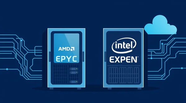 Powerful dedicated server: AMD EPYC and Intel Xeon for enterprise