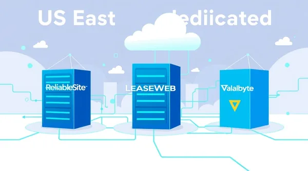 US East dedicated: ReliableSite vs LeaseWeb vs Valebyte