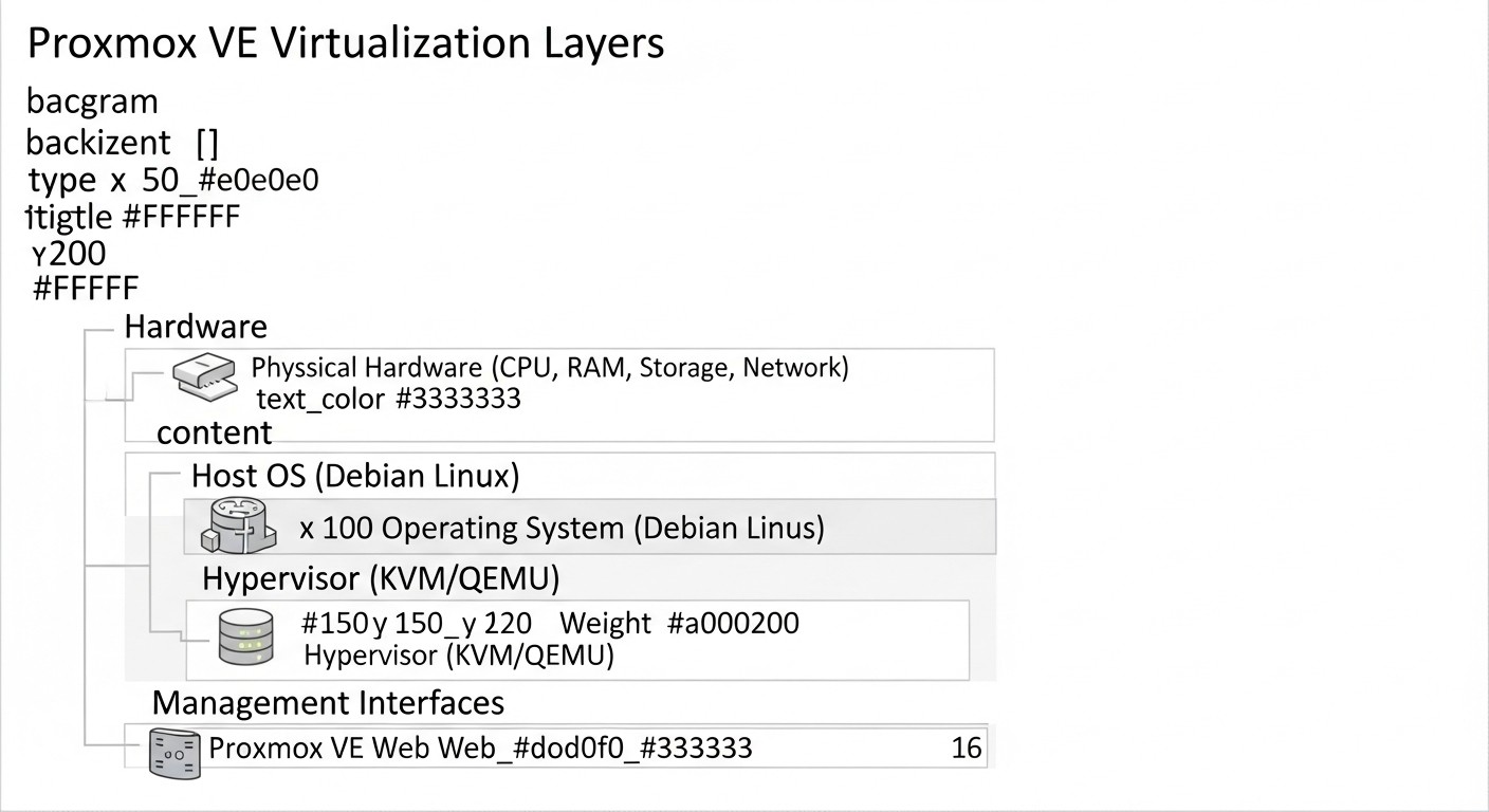 Diagram: Tools and Resources for Managing a Private Cloud on Proxmox VE