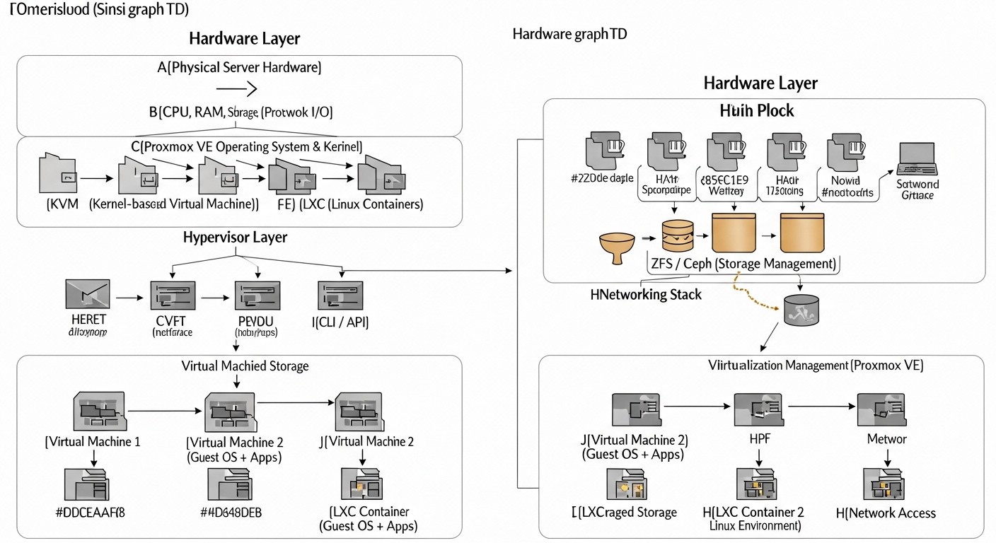 Diagram: Troubleshooting: Resolving Common Issues in a Private Cloud on Proxmox VE