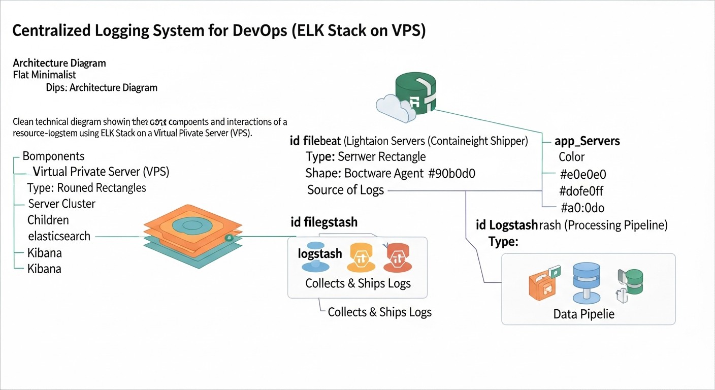 Схема: Детальный обзор компонентов ELK Stack и альтернатив