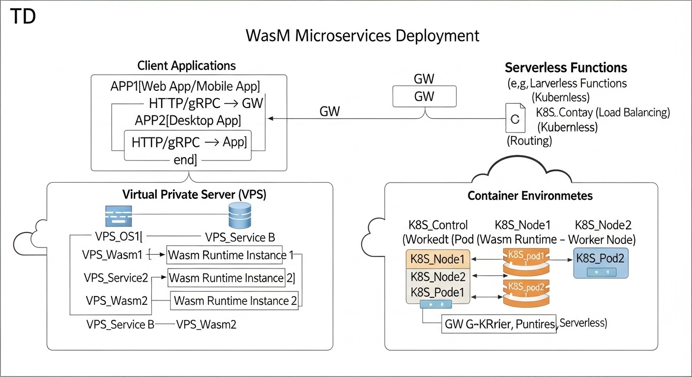 Diagram: Practical Tips and Recommendations for Deploying Wasm Microservices