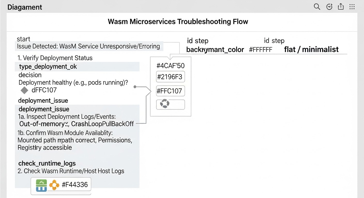 Diagram: Typical Mistakes When Working with Wasm Microservices and How to Avoid Them