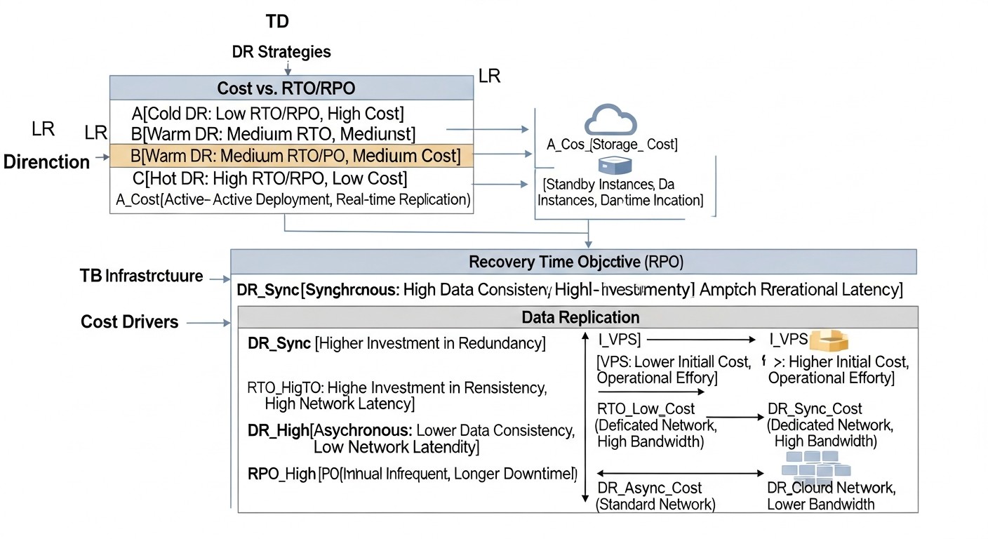 Diagram: Cost Calculation / Disaster Recovery Economics