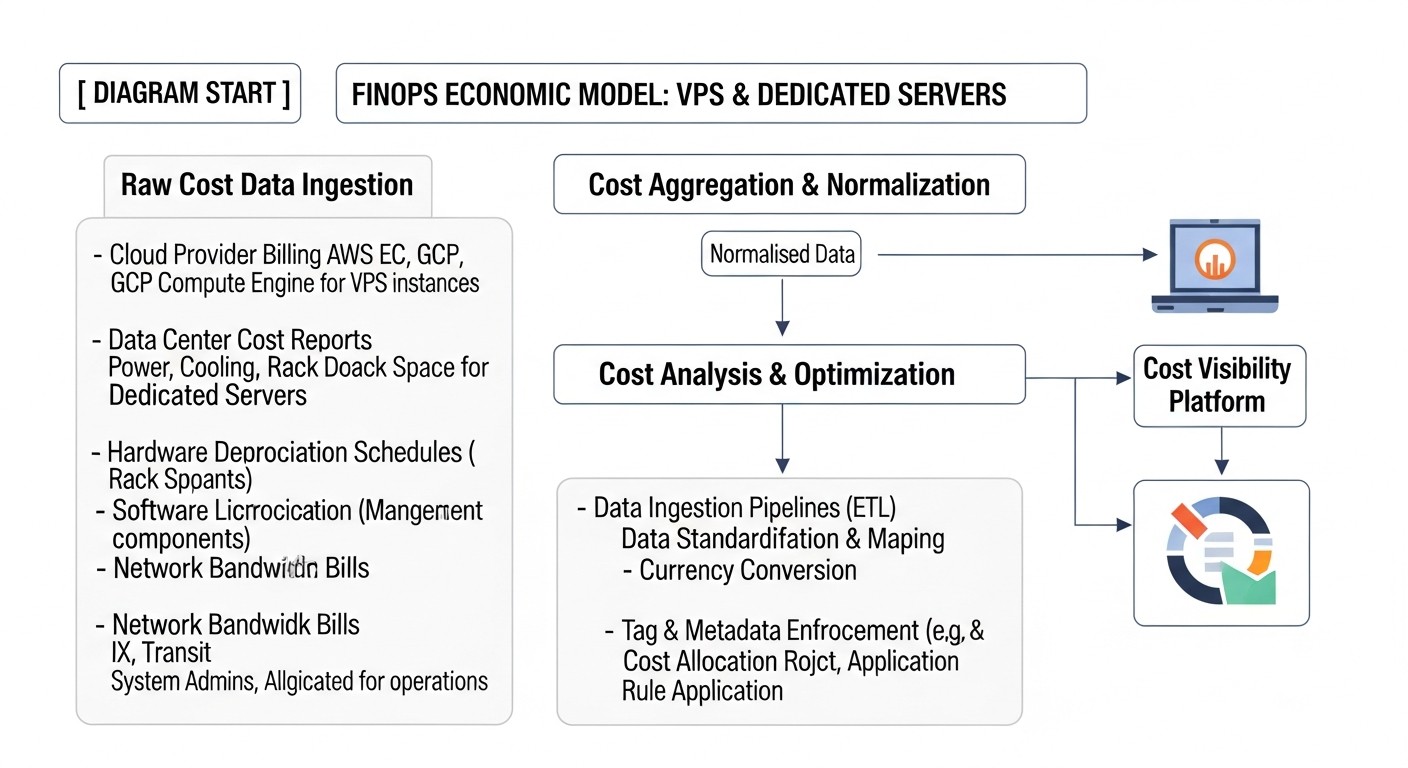 Diagrama: Cálculo de costos / Economía de FinOps