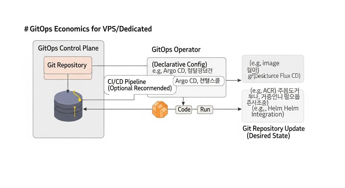 Diagram: Cost Calculation / Economics of GitOps for VPS/Dedicated