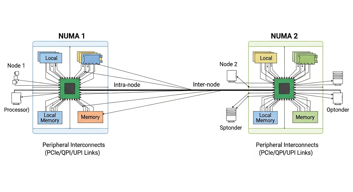 Esquema: CPU: vCPU, sobreventa, NUMA