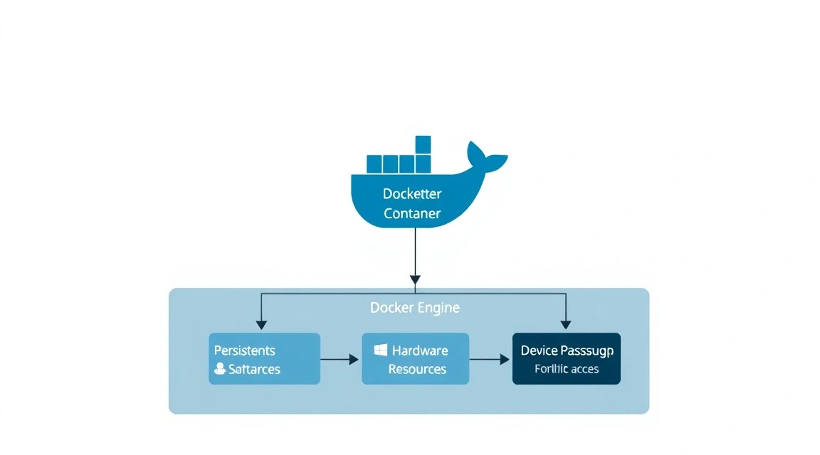 Diagram: 6. Deploying Jellyfin via Docker