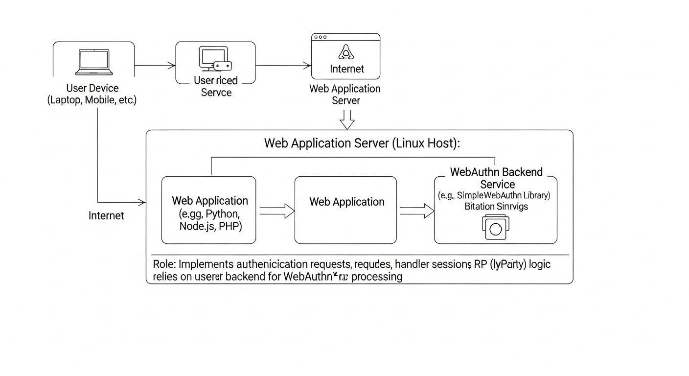 Diagrama: Criterios y factores clave para la implementación de WebAuthn