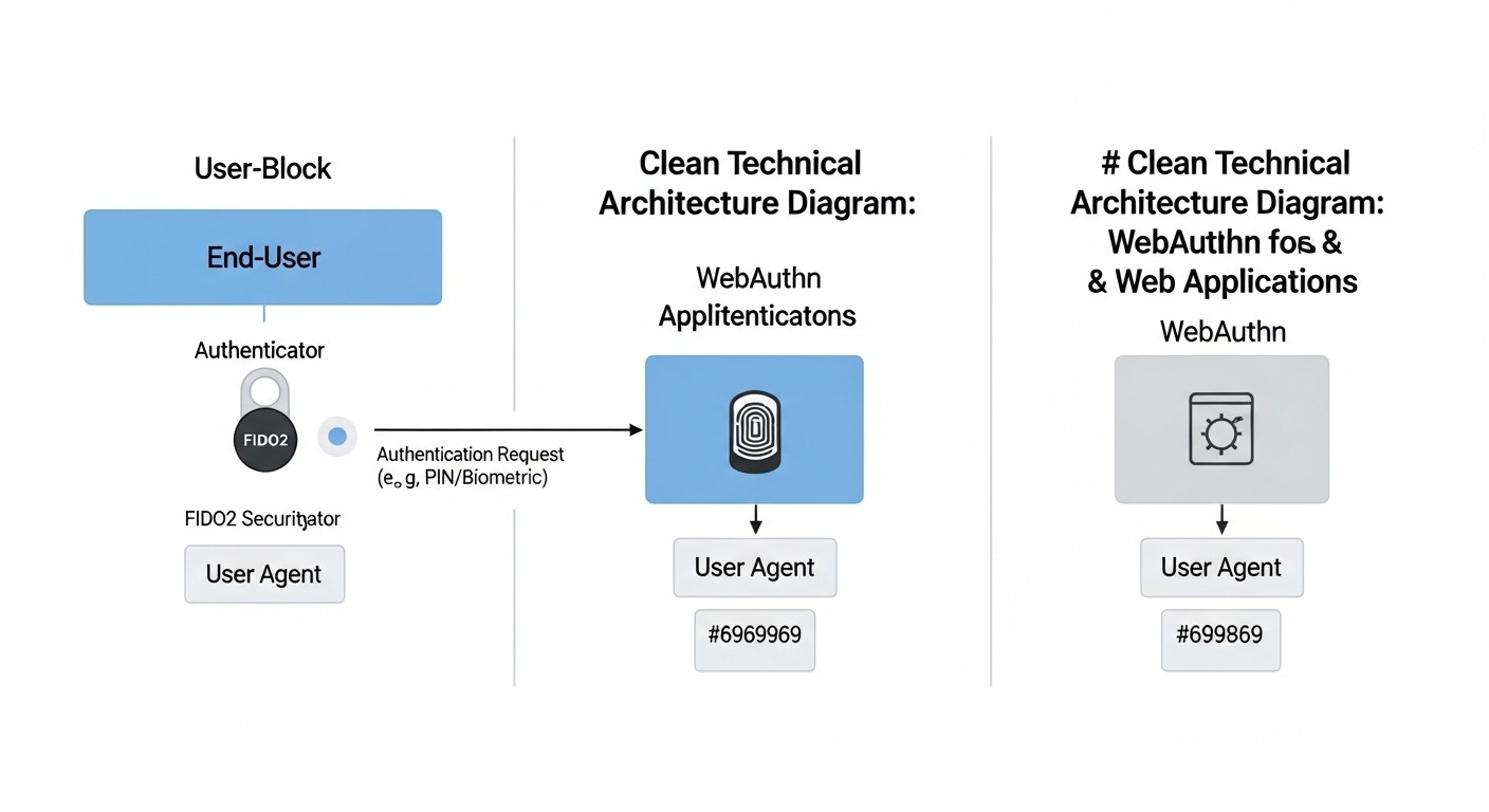 Diagrama: Tabla comparativa de enfoques para la implementación de WebAuthn
