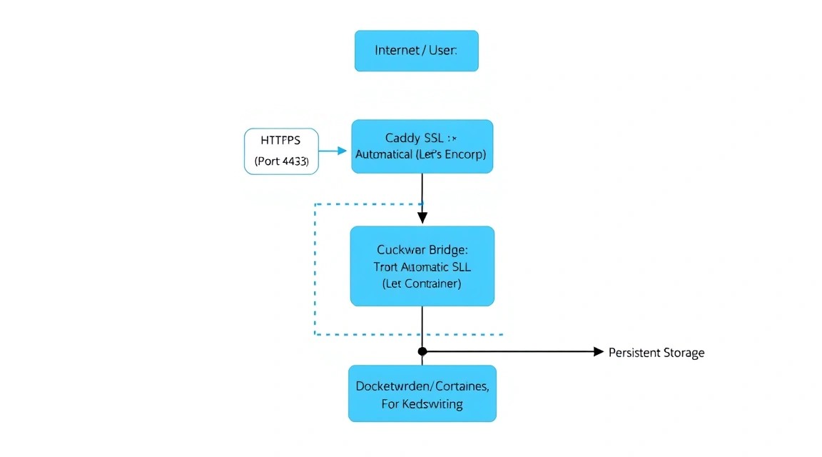 Esquema: 6. Configuración de Reverse Proxy y SSL a través de Caddy