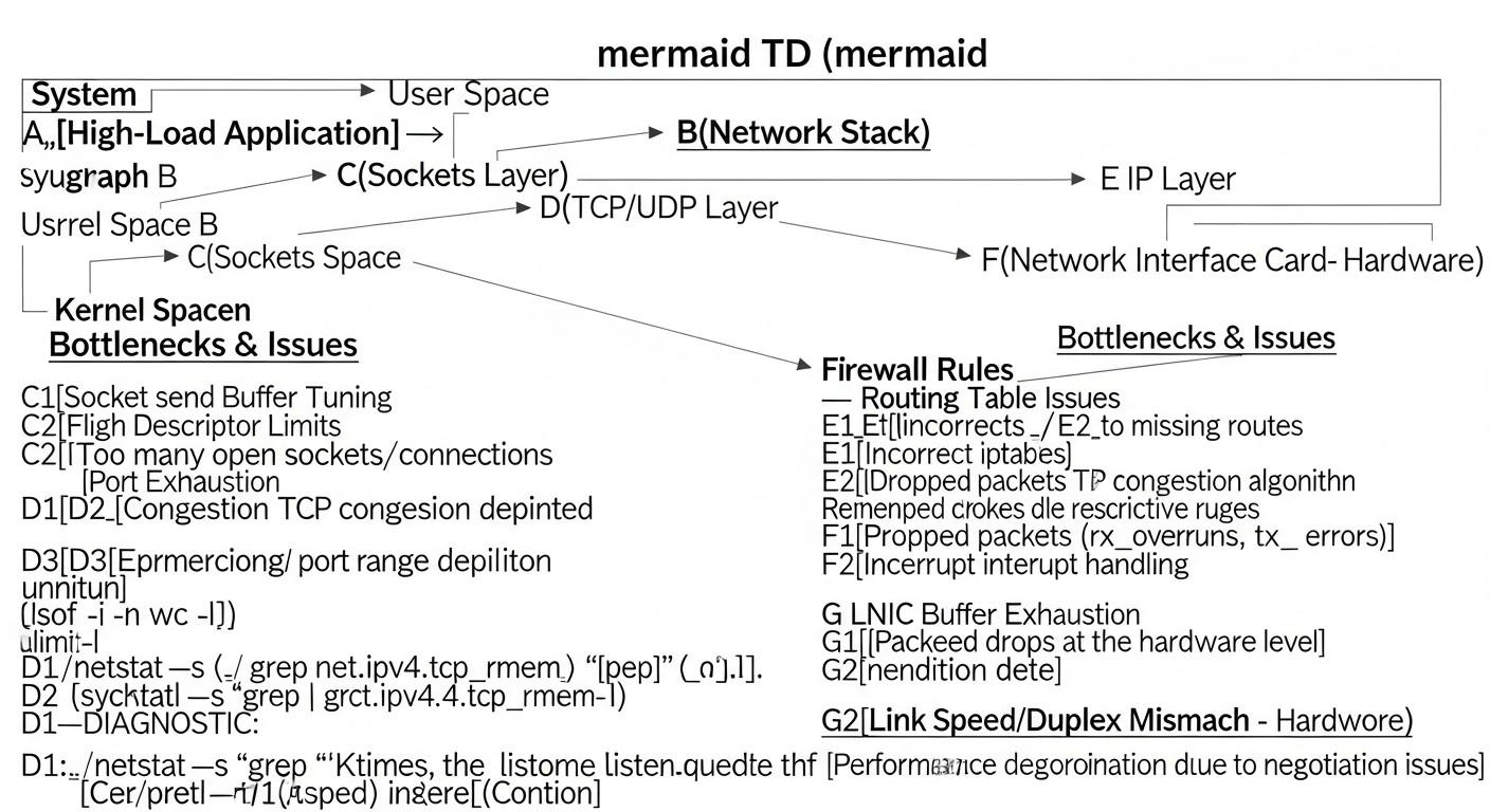 Diagram: Common Mistakes in Network Stack Optimization