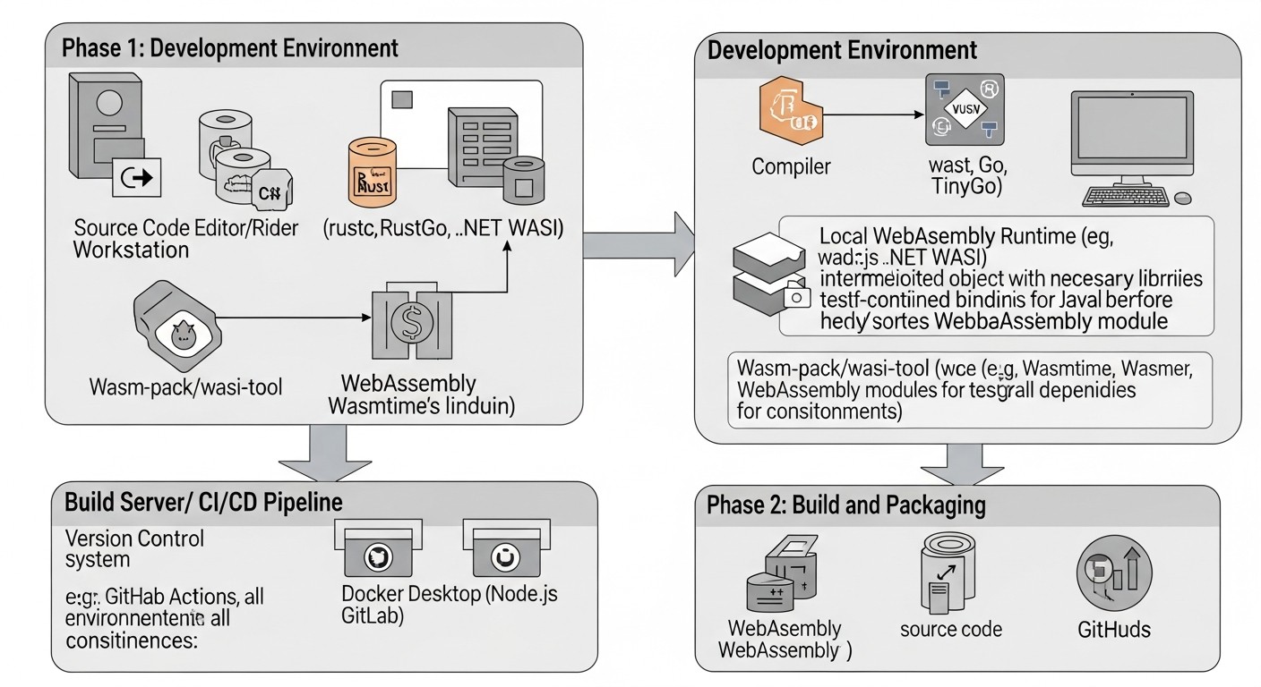 Diagram: Tools and Resources for WebAssembly Development