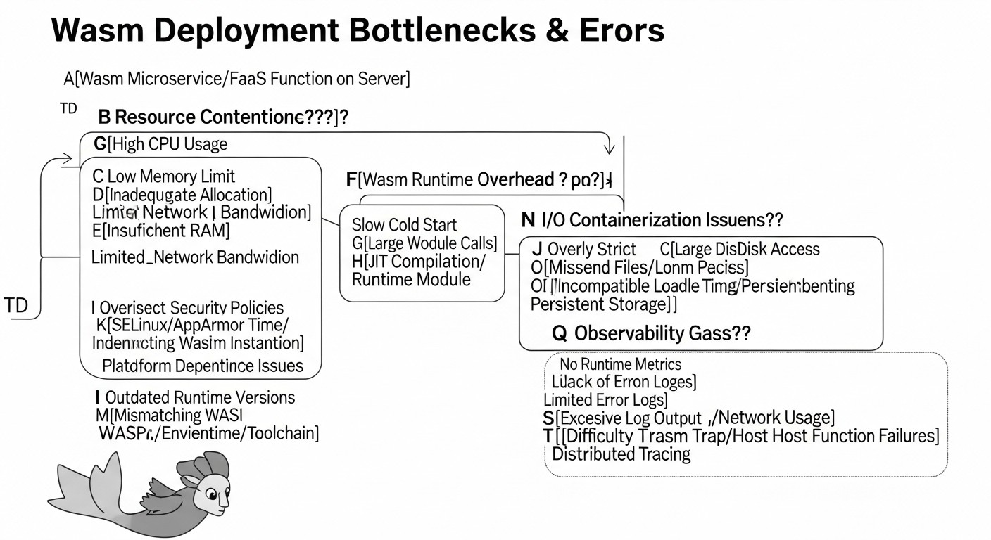 Diagram: Typical Mistakes When Working with WebAssembly on the Server