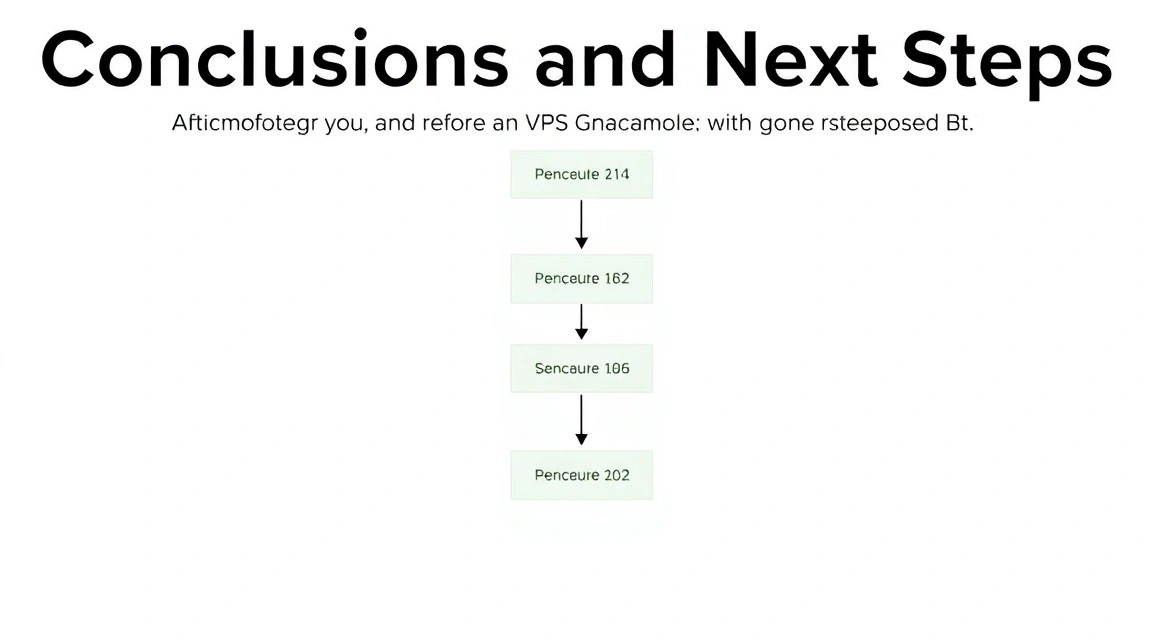 Diagrama: Conclusiones y próximos pasos