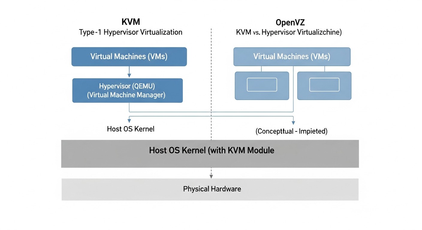 Diagram: Cost Calculation / Economics of KVM and OpenVZ: Hidden Costs and Optimization